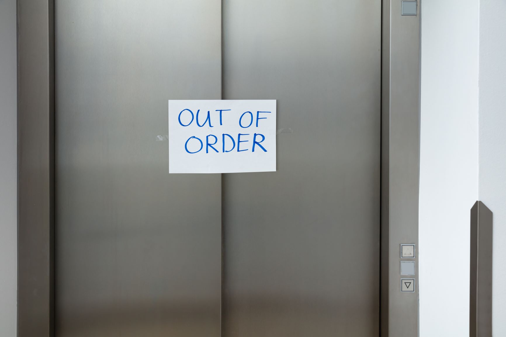 out of order elevator